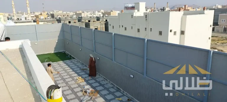 تركيب سواتر قماش