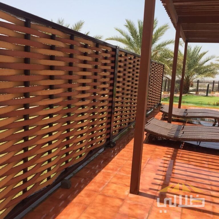 السواتر الخشبية للمنازل الرياض مؤسسة ظلالي