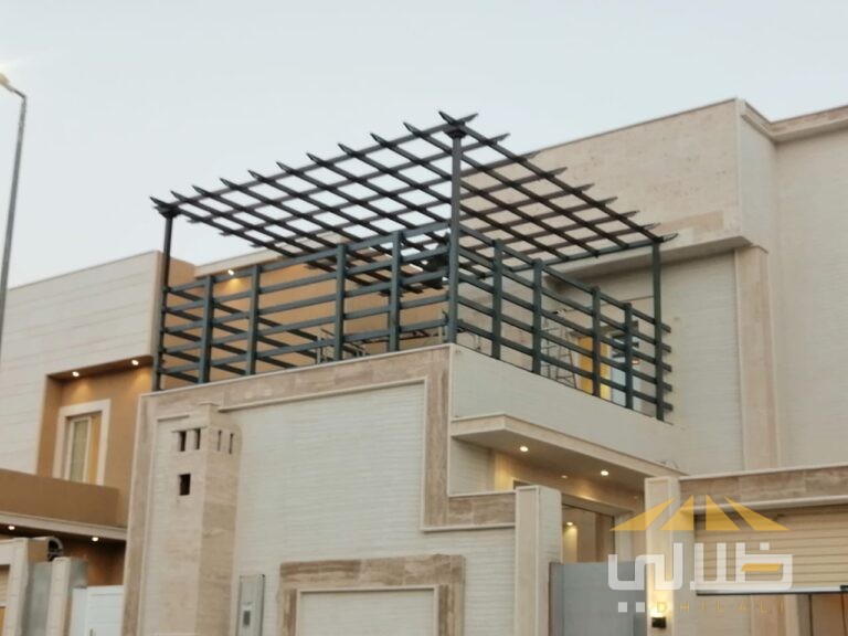 برجولات الحديد ومميزاتها مؤسسة ظلالي الرياض