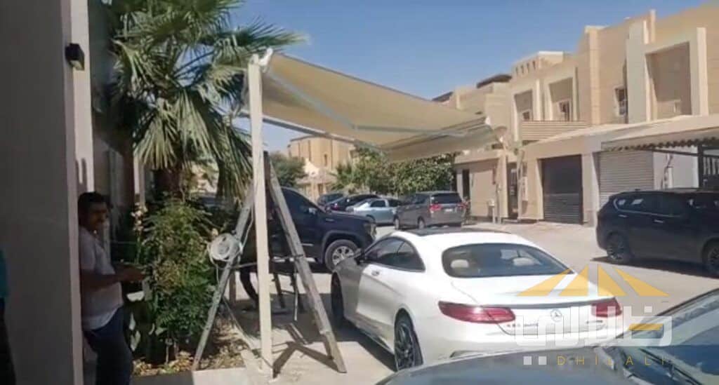 مظلات كهربائية في الرياض - صور - مؤسسة ظلالي