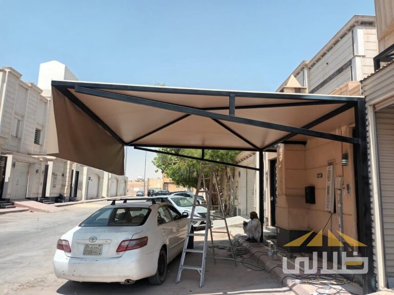 تركيب مظلات سيارات - مؤسسة ظلالي الرياض - صور
