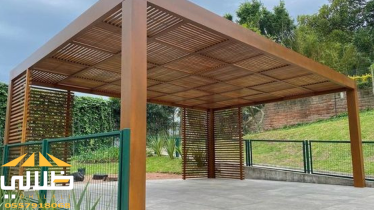 برجولات خشبية للحدائق بالرياض