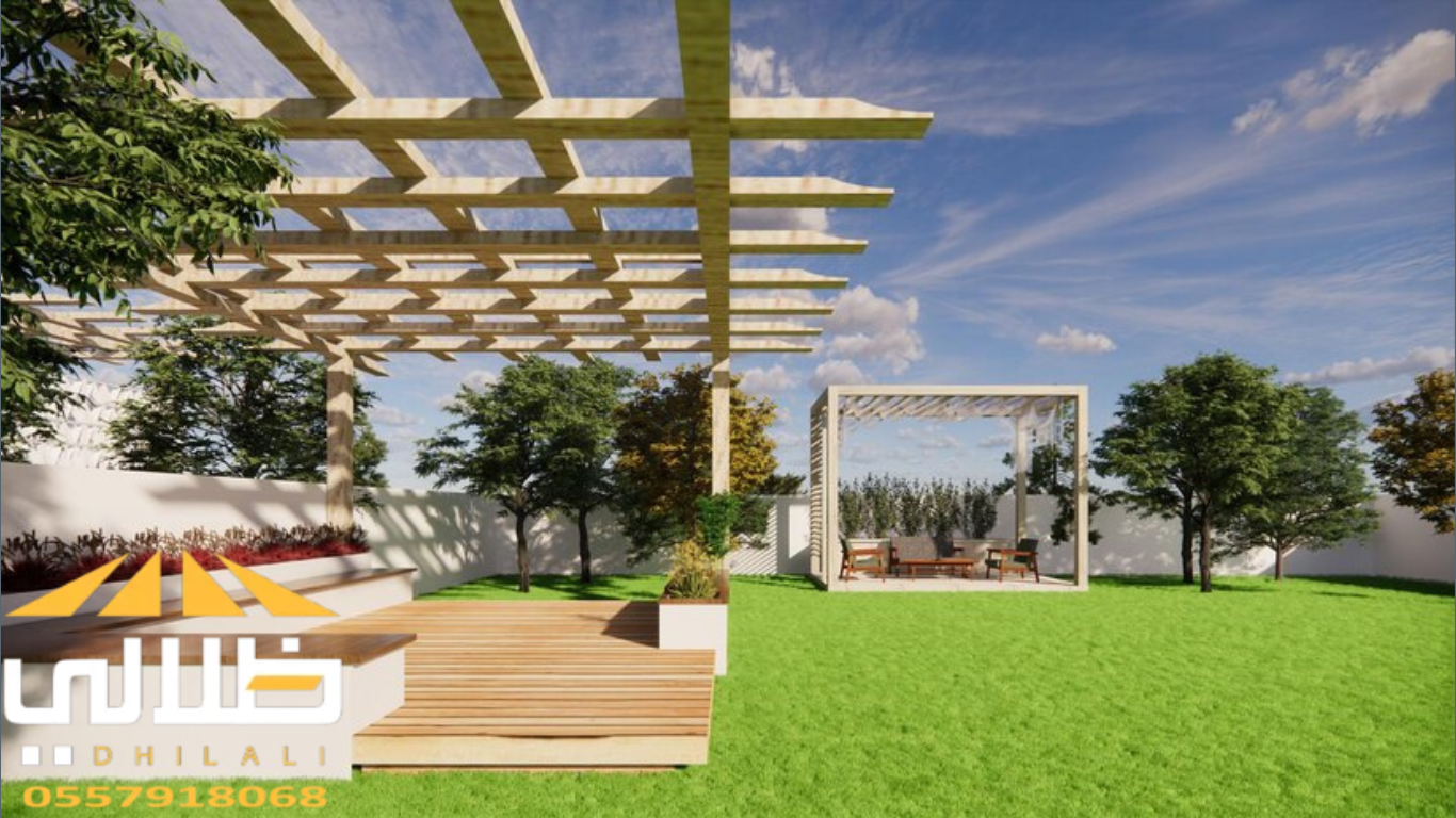 مظلات حدائق الأفلاج بالرياض