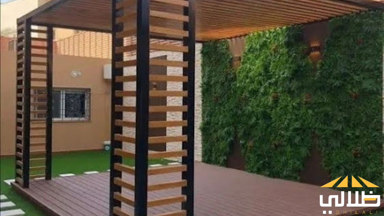 تصميم مظلات حدائق