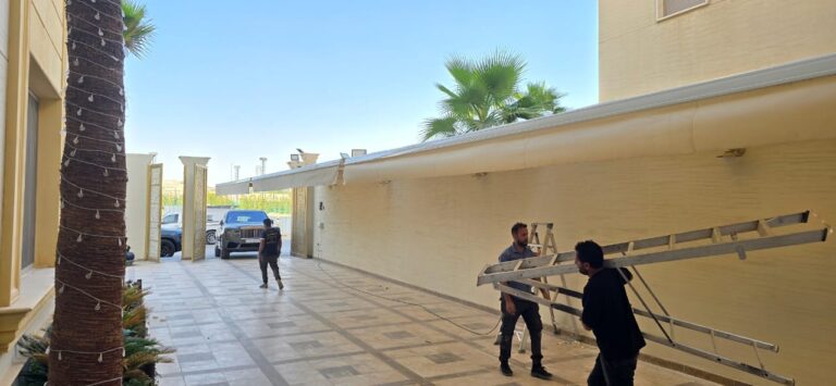 تركيب المظلات والسواتر في الرياض